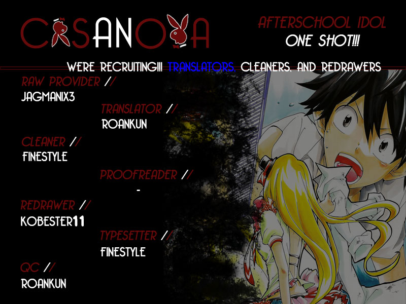 Houkago Idol Chapter 0.3 page 1 - Chapter 0 v3 : [Oneshot]