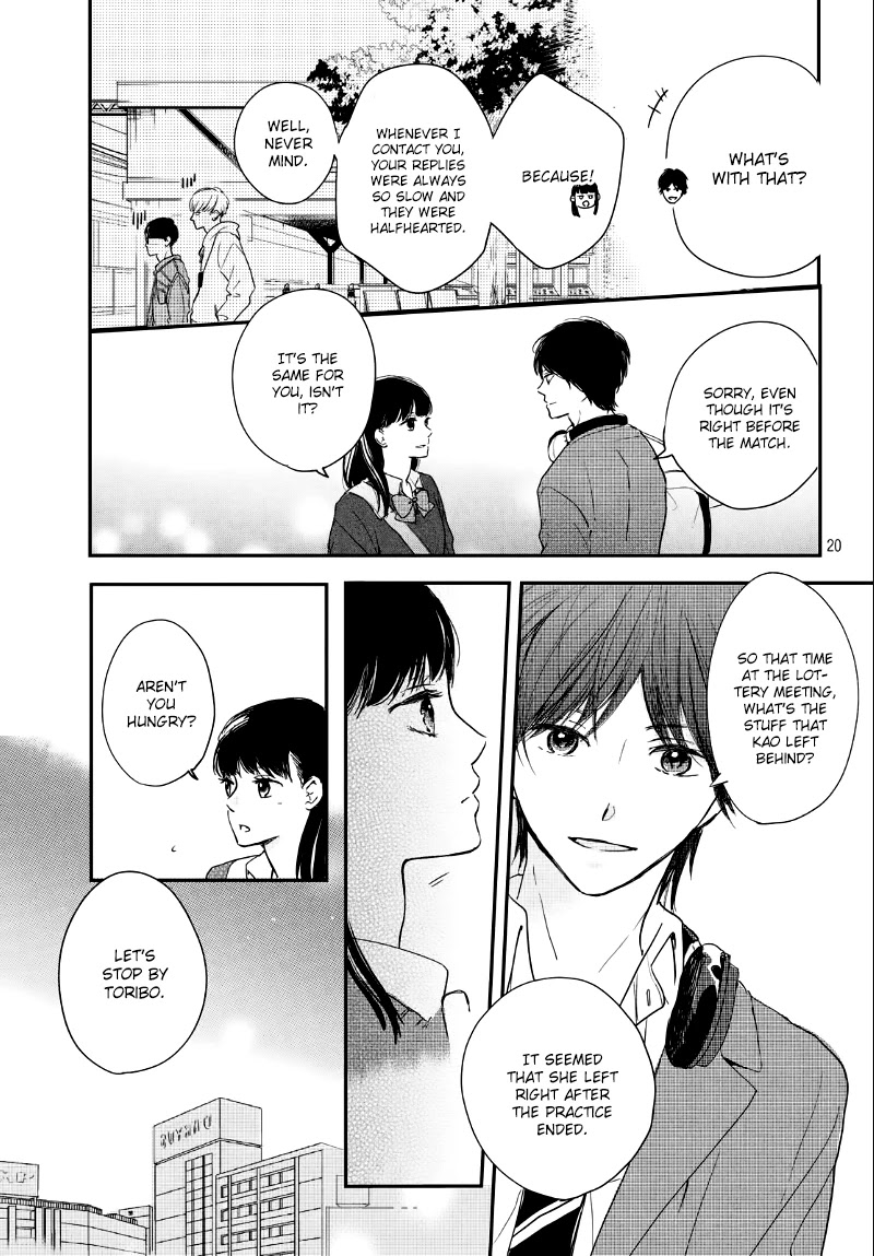 Houkago, Koishita Chapter 24 page 22 - Chapter 24: The Day Before The Match