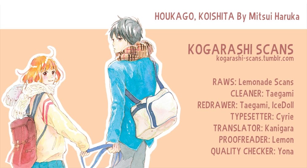 Houkago, Koishita Chapter 25 page 1 - Chapter 25: Closest To You