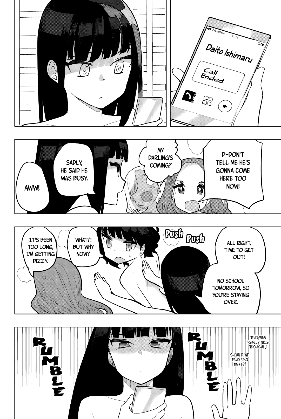 Houkago no Goumon Shoujo Chapter 101 page 10 - Chapter 101: Naked Girls Talk♥