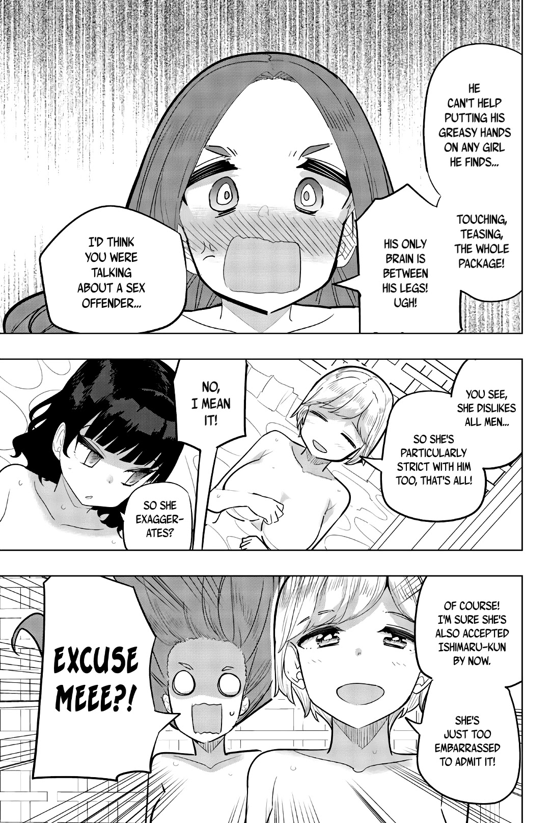 Houkago no Goumon Shoujo Chapter 101 page 3 - Chapter 101: Naked Girls Talk♥