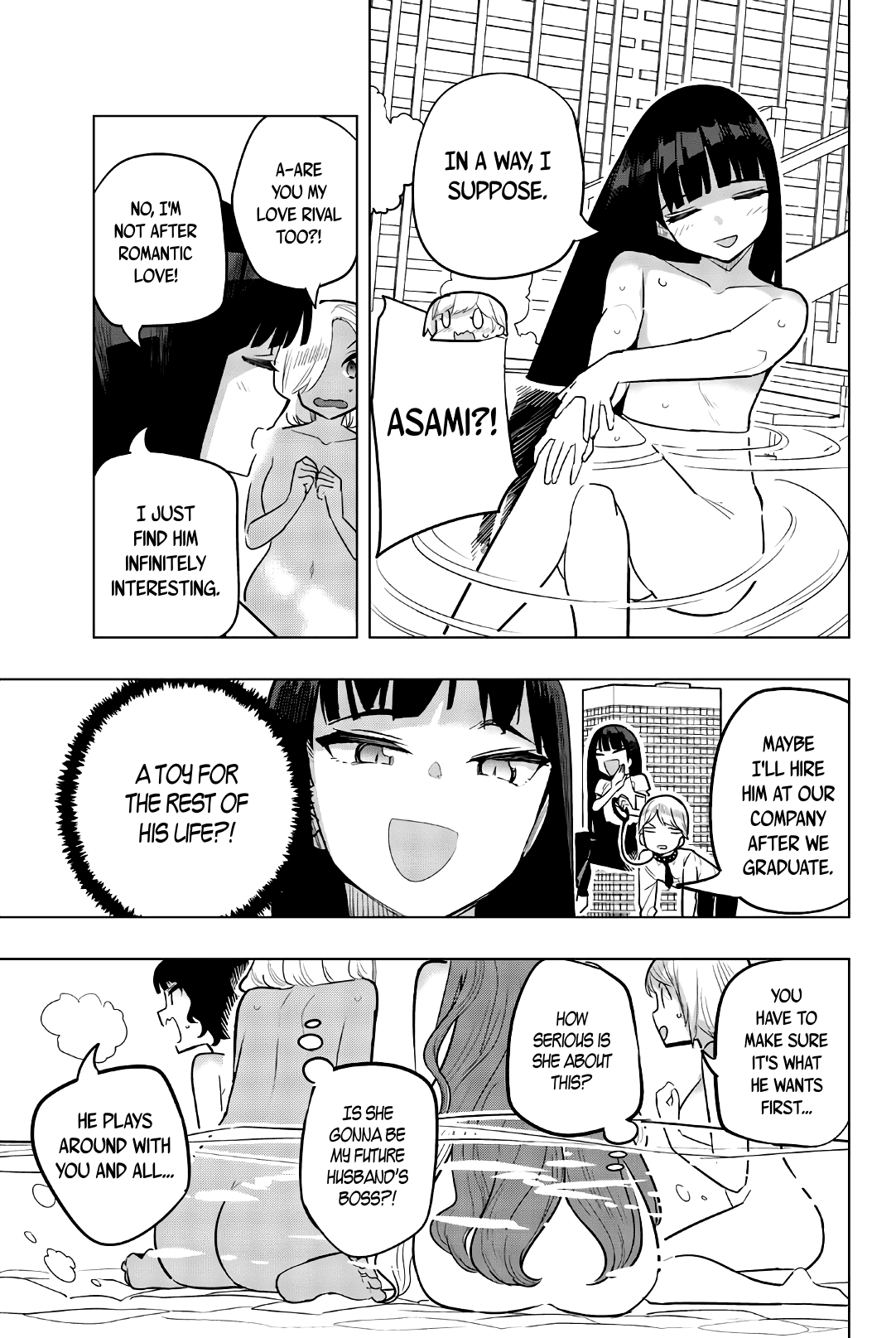 Houkago no Goumon Shoujo Chapter 101 page 7 - Chapter 101: Naked Girls Talk♥