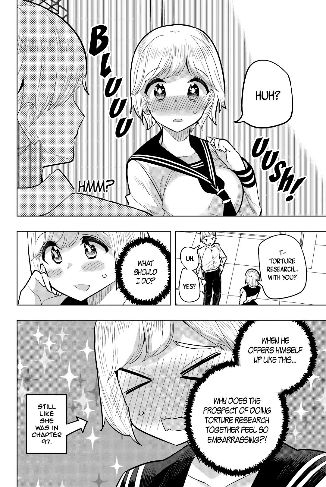 Houkago no Goumon Shoujo Chapter 110 page 2 - Chapter 110: Shy One On One Torture