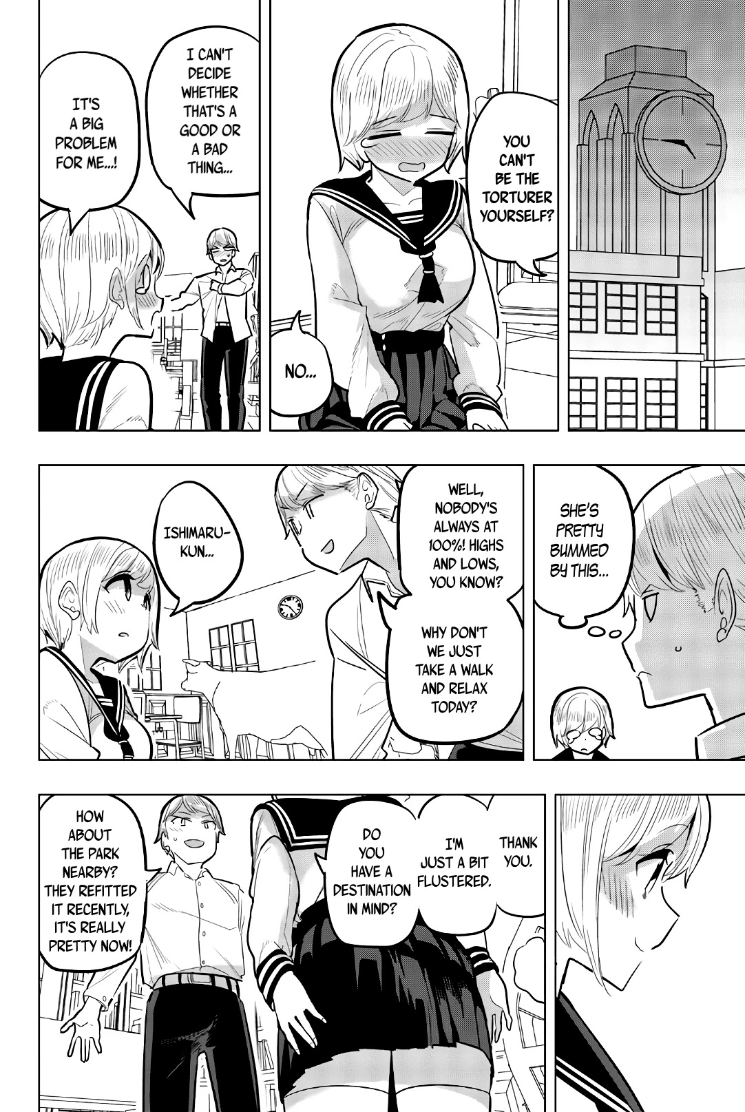 Houkago no Goumon Shoujo Chapter 110 page 8 - Chapter 110: Shy One On One Torture