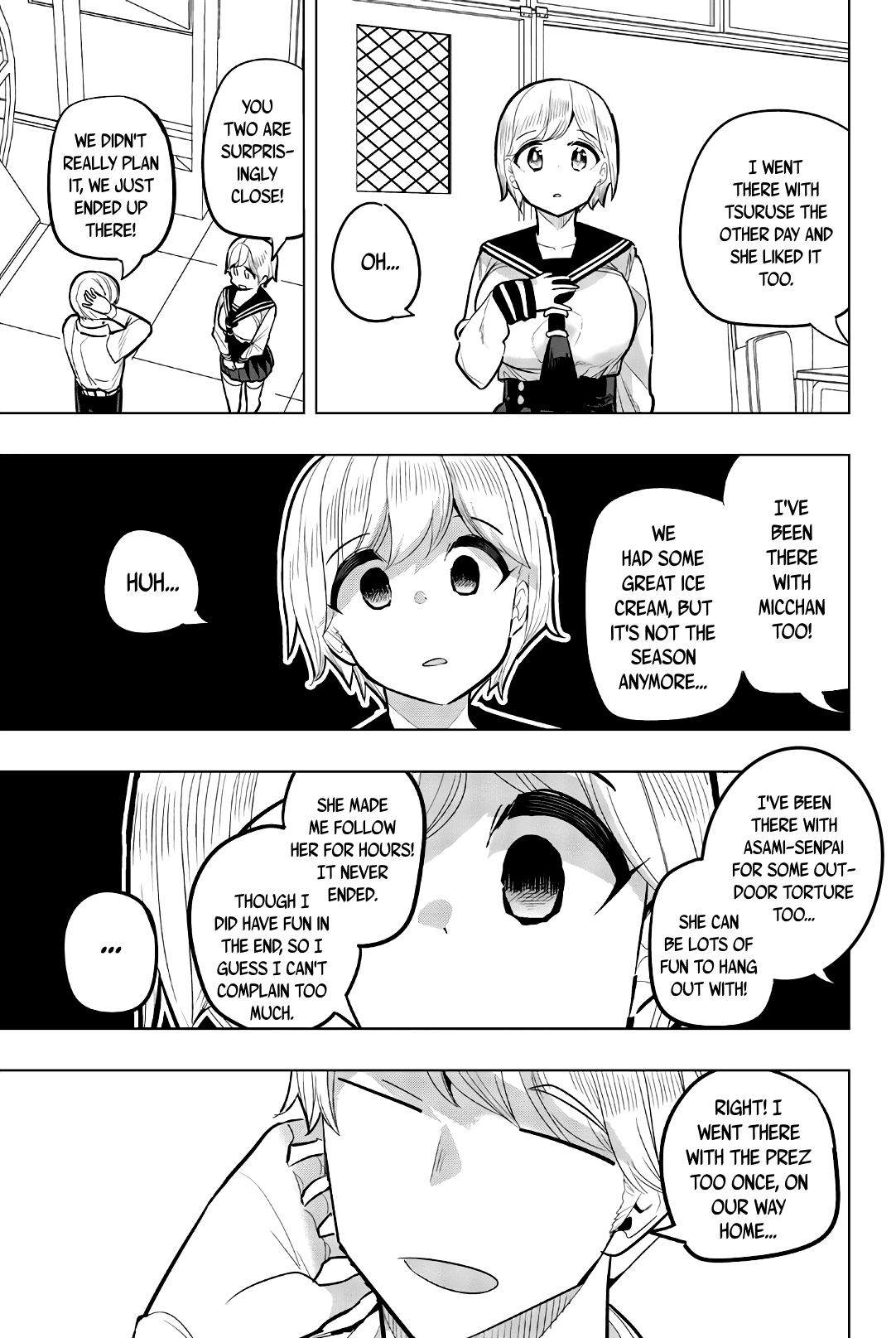 Houkago no Goumon Shoujo Chapter 110 page 9 - Chapter 110: Shy One On One Torture