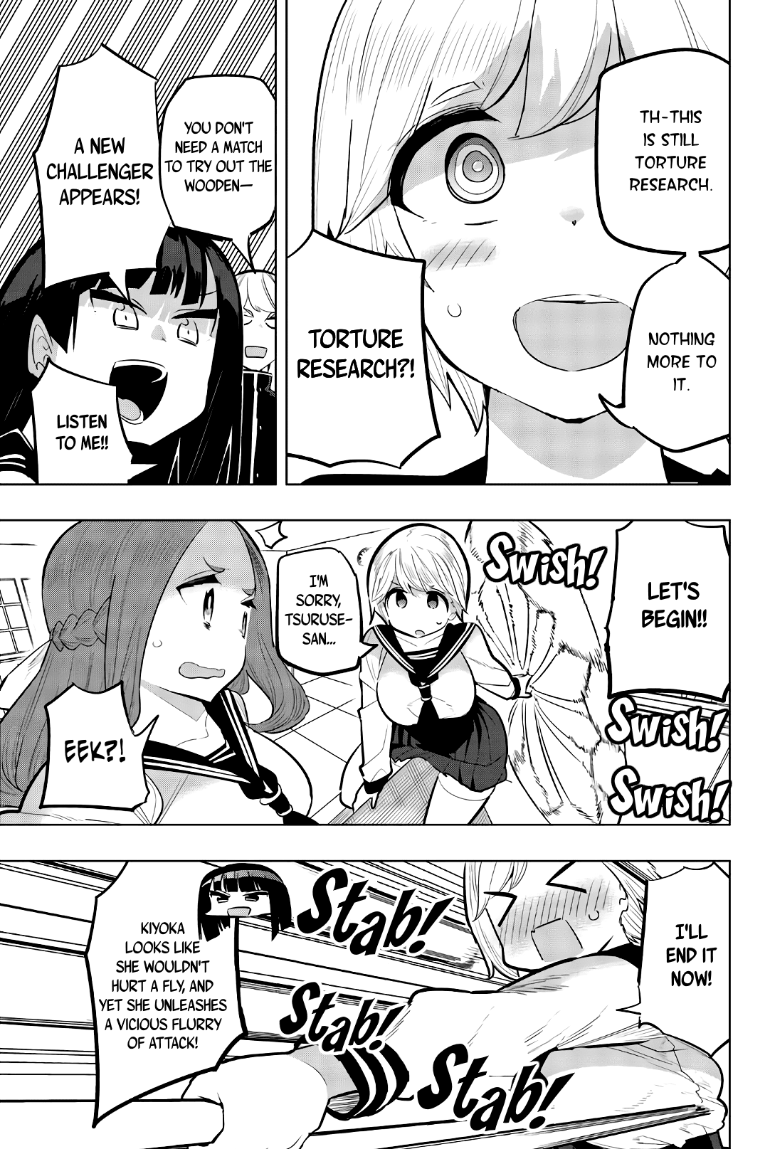 Houkago no Goumon Shoujo Chapter 114 page 7 - Chapter 114: Atop the Wooden Horse ♥