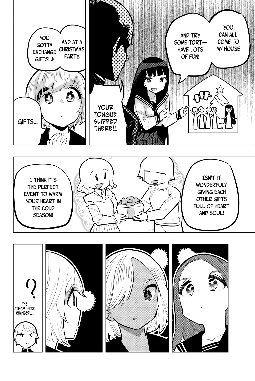 Houkago no Goumon Shoujo Chapter 116 page 2 - Chapter 116: Pondering Girls On Eve's Eve ♥