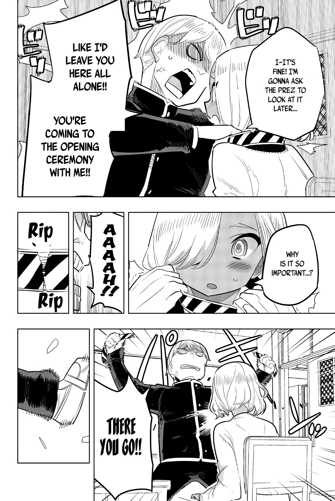 Houkago no Goumon Shoujo Chapter 123 page 8 - Chapter 123: Shocking Second Year For Two ♥