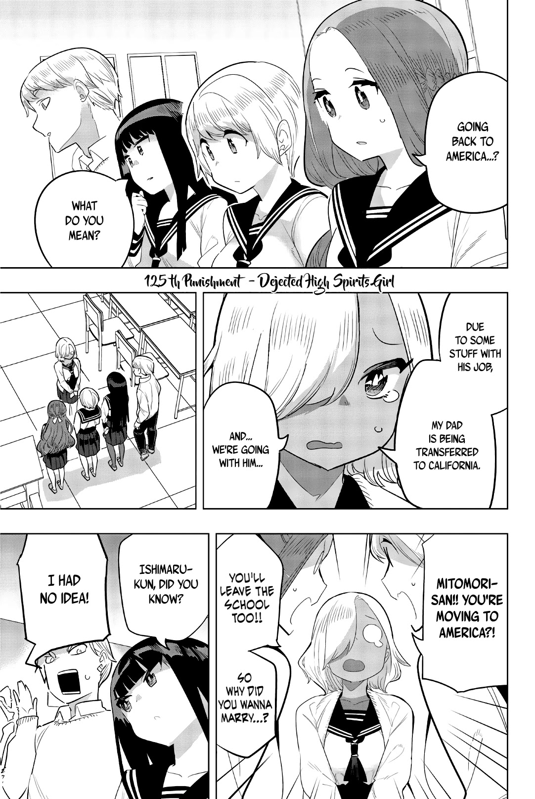 Houkago no Goumon Shoujo Chapter 125 page 4 - Chapter 125: Dejected High Spirits Girl