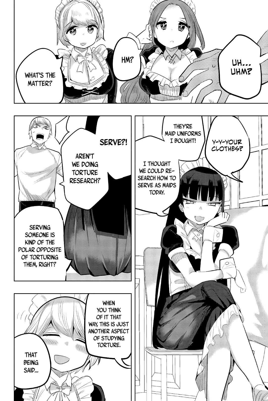 Houkago no Goumon Shoujo Chapter 128 page 4 - Chapter 128: A Maid-en From Heaven♥