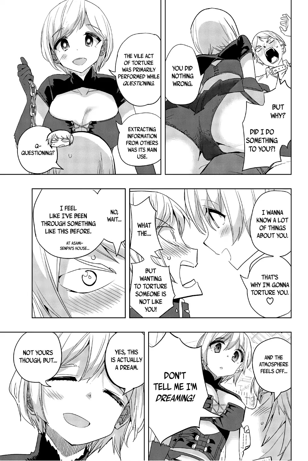 Houkago no Goumon Shoujo Chapter 13 page 3 - Chapter 13: Heart-Throbs and Thoughts