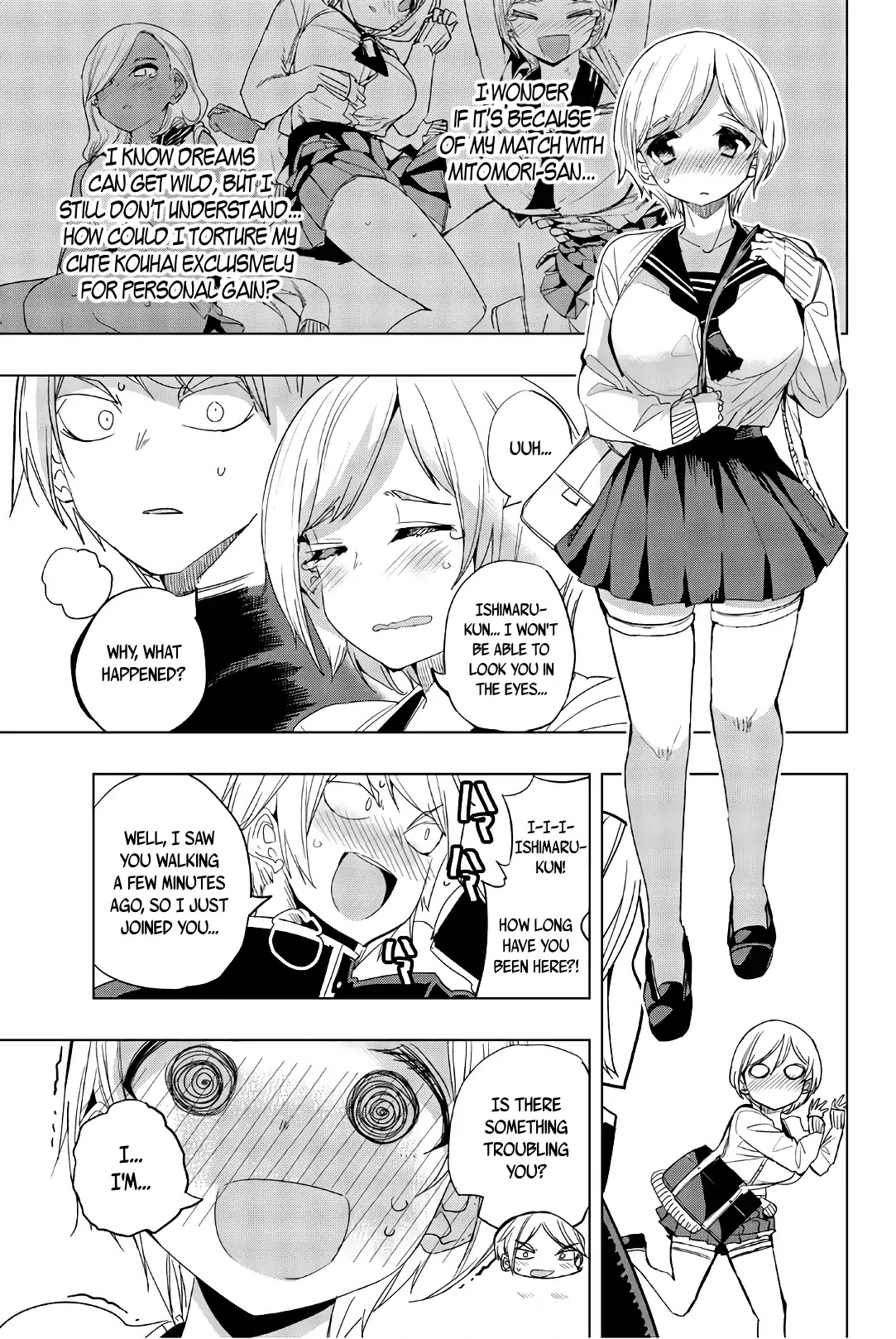 Houkago no Goumon Shoujo Chapter 13 page 5 - Chapter 13: Heart-Throbs and Thoughts