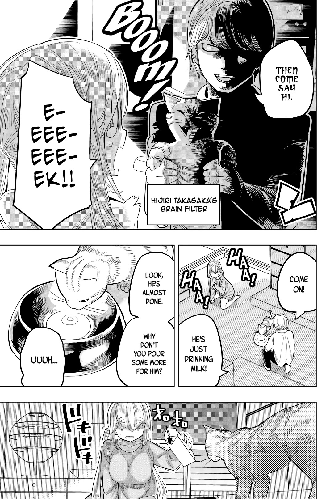 Houkago no Goumon Shoujo Chapter 130 page 5 - Chapter 130: Mewscommunication Pains