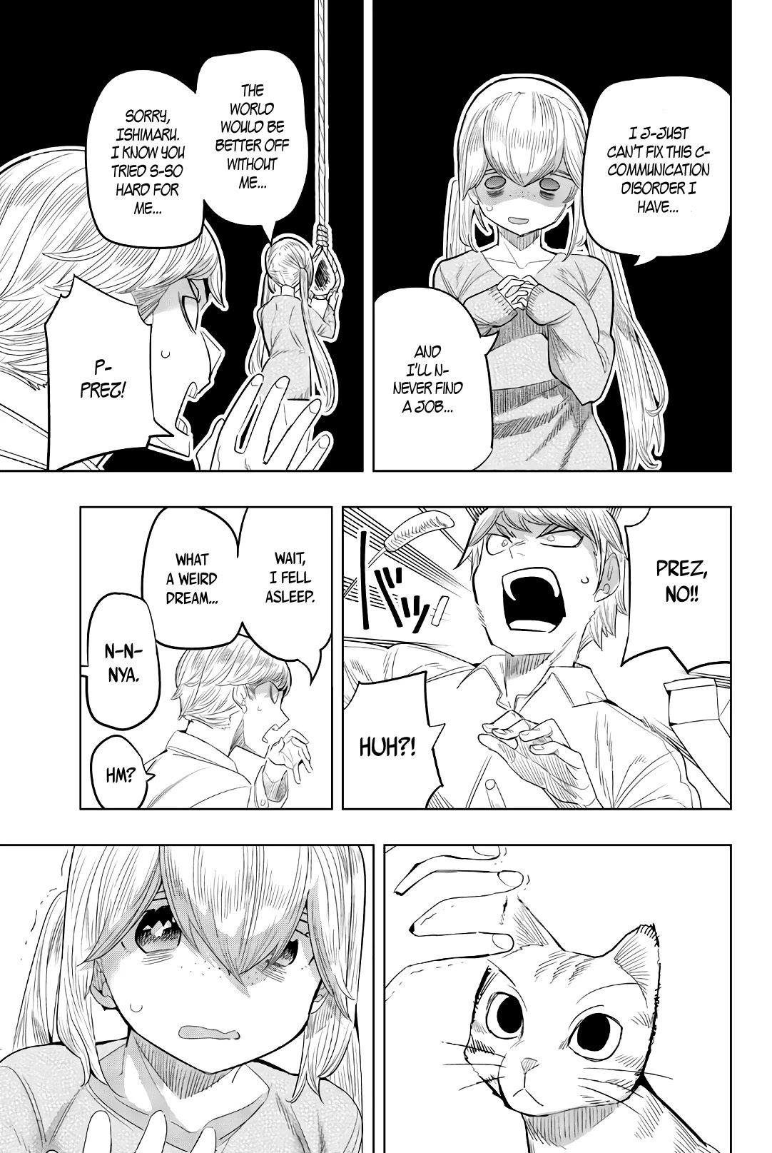 Houkago no Goumon Shoujo Chapter 130 page 9 - Chapter 130: Mewscommunication Pains