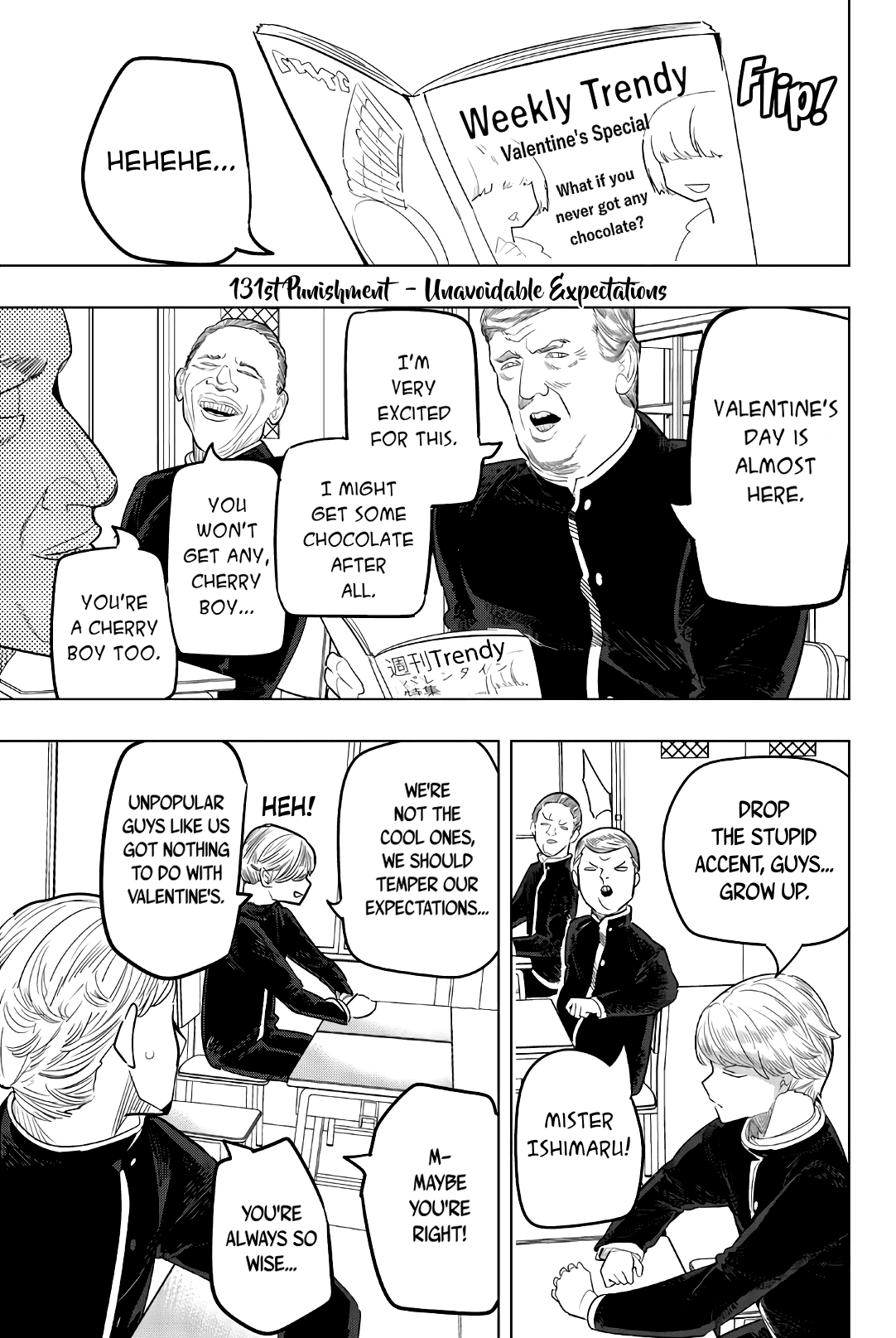 Houkago no Goumon Shoujo Chapter 131 page 1 - Chapter 131: Unavoidable Expectations