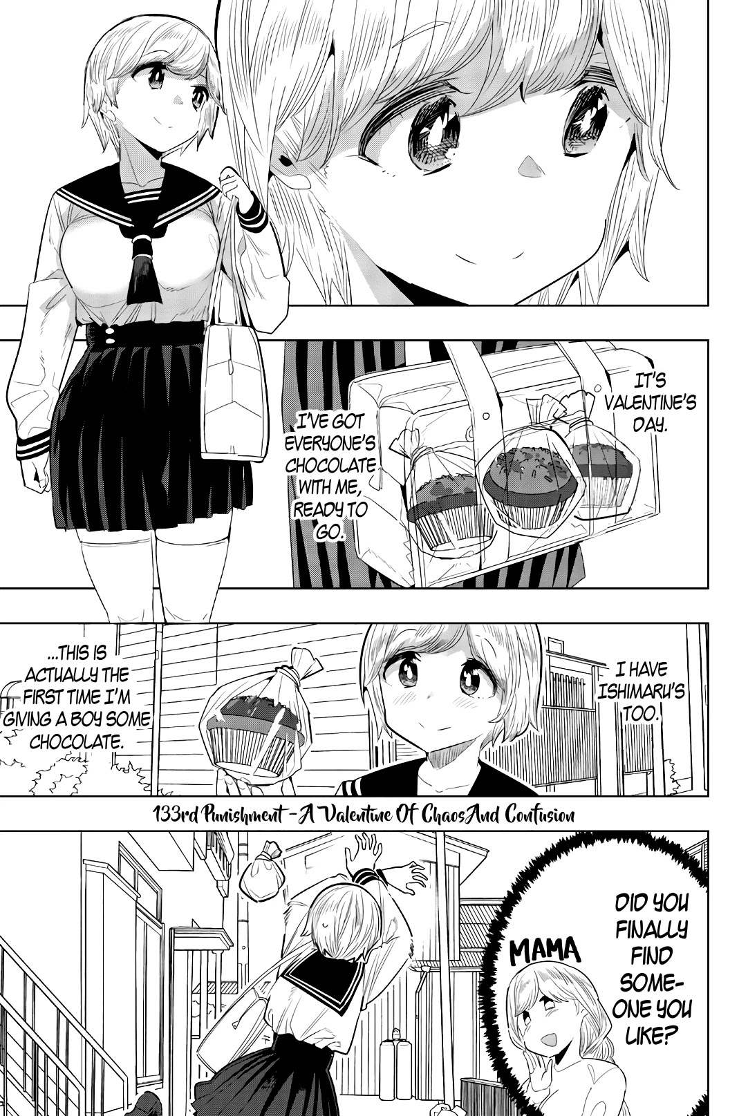 Houkago no Goumon Shoujo Chapter 133 page 1 - Chapter 133: A Valentine Of Chaos And Confusion