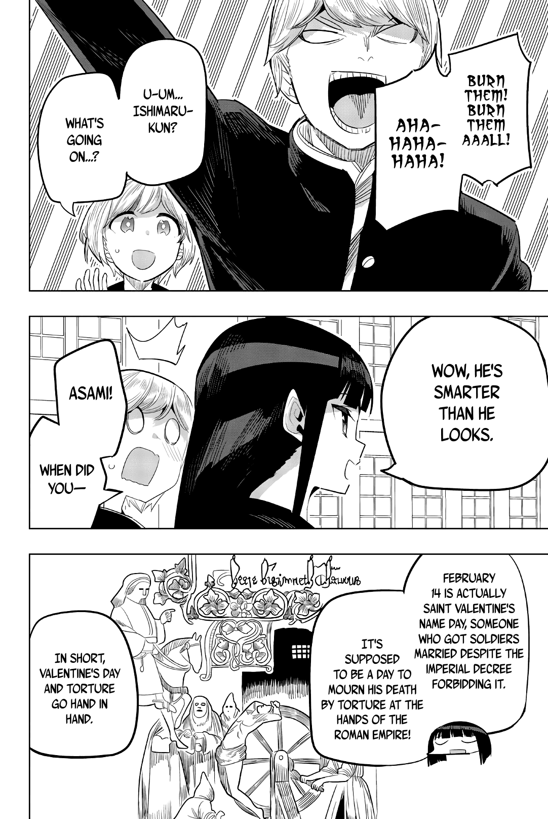 Houkago no Goumon Shoujo Chapter 133 page 4 - Chapter 133: A Valentine Of Chaos And Confusion