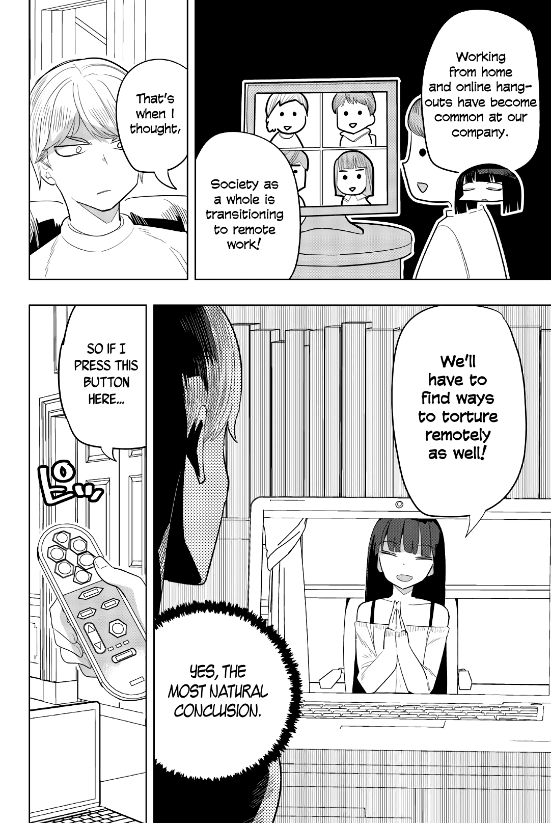 Houkago no Goumon Shoujo Chapter 140 page 2 - Chapter 140: A Stimulus Over Distance