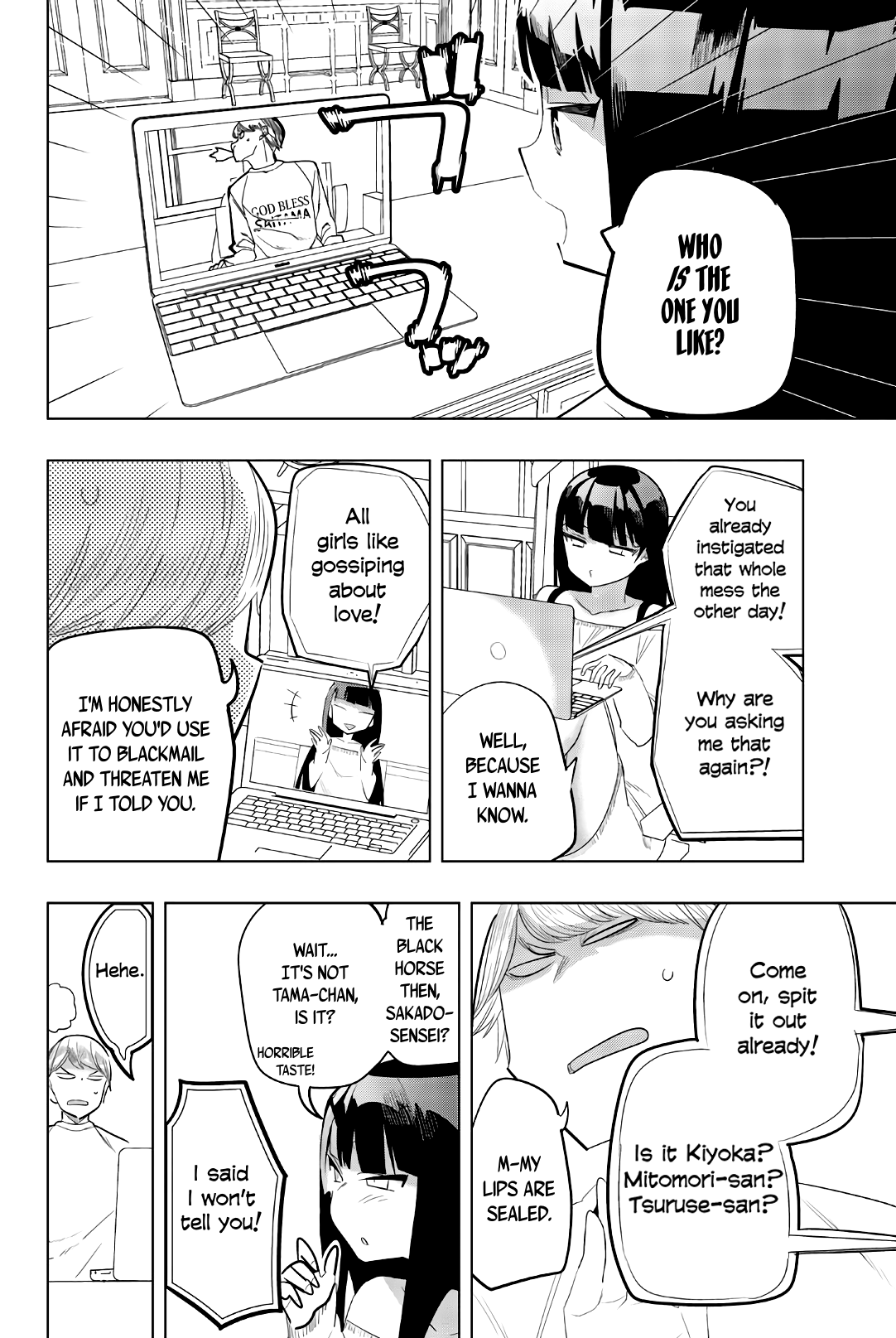 Houkago no Goumon Shoujo Chapter 141 page 8 - Chapter 141: I Can See It All!? Asami's Private Stream