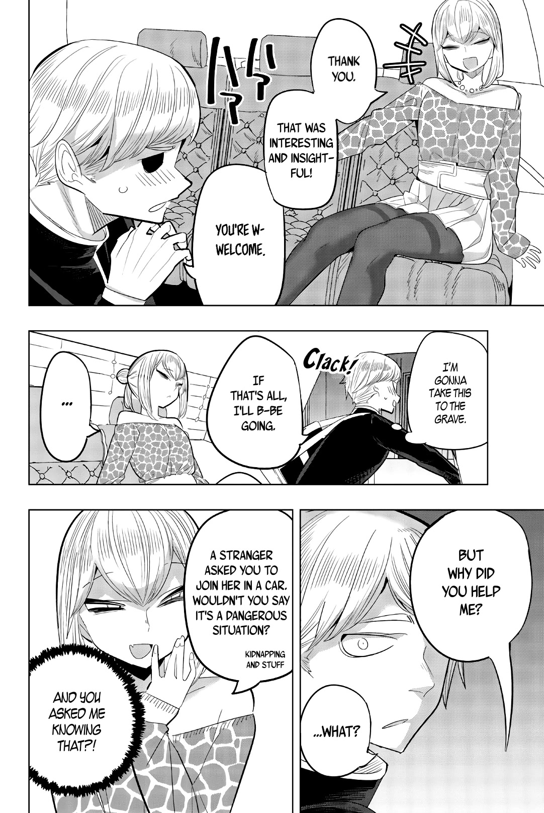 Houkago no Goumon Shoujo Chapter 143 page 10 - Chapter 143: The Woman In The Limousine