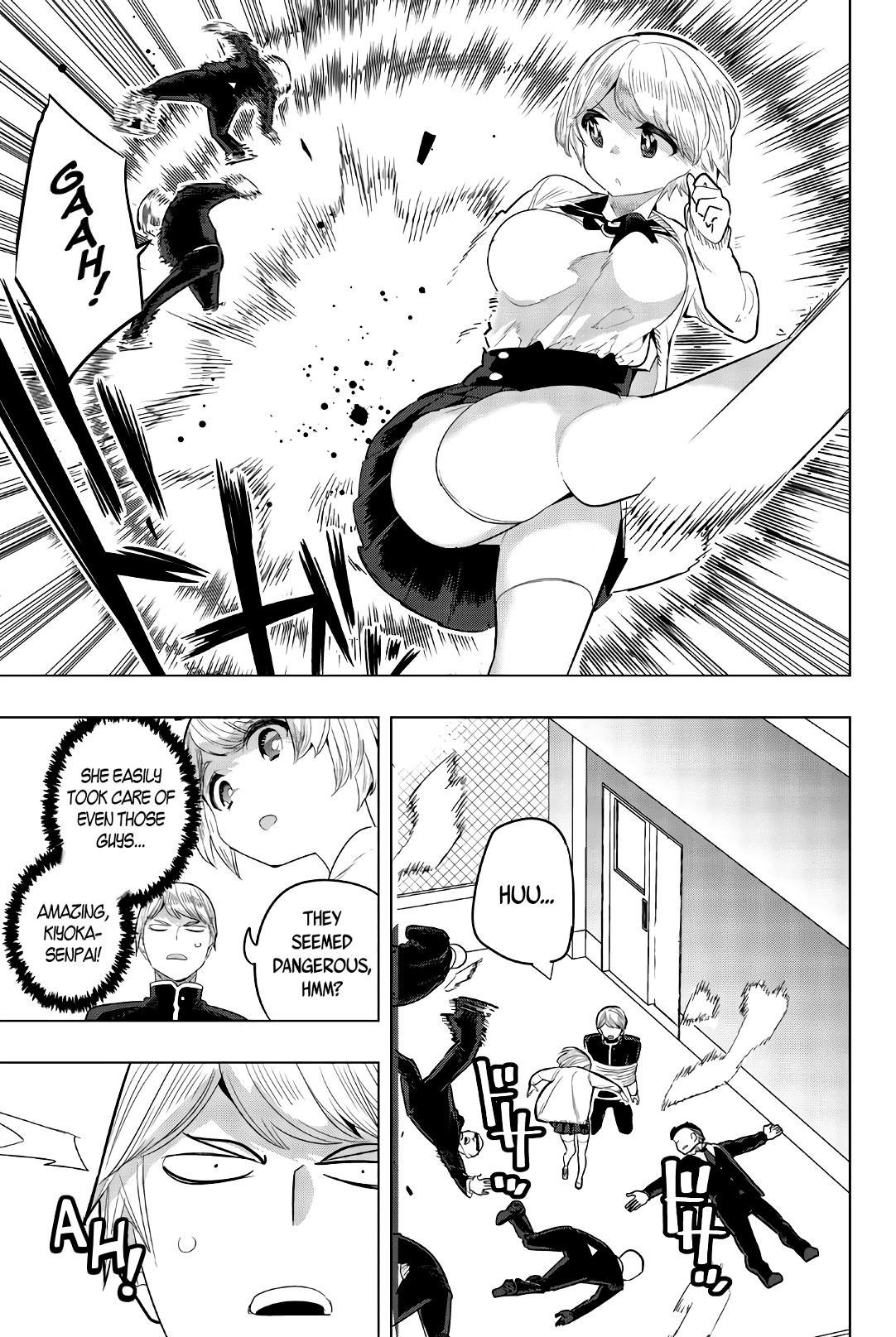Houkago no Goumon Shoujo Chapter 146 page 3 - Chapter 146: Kiyoka vs Fox Mask