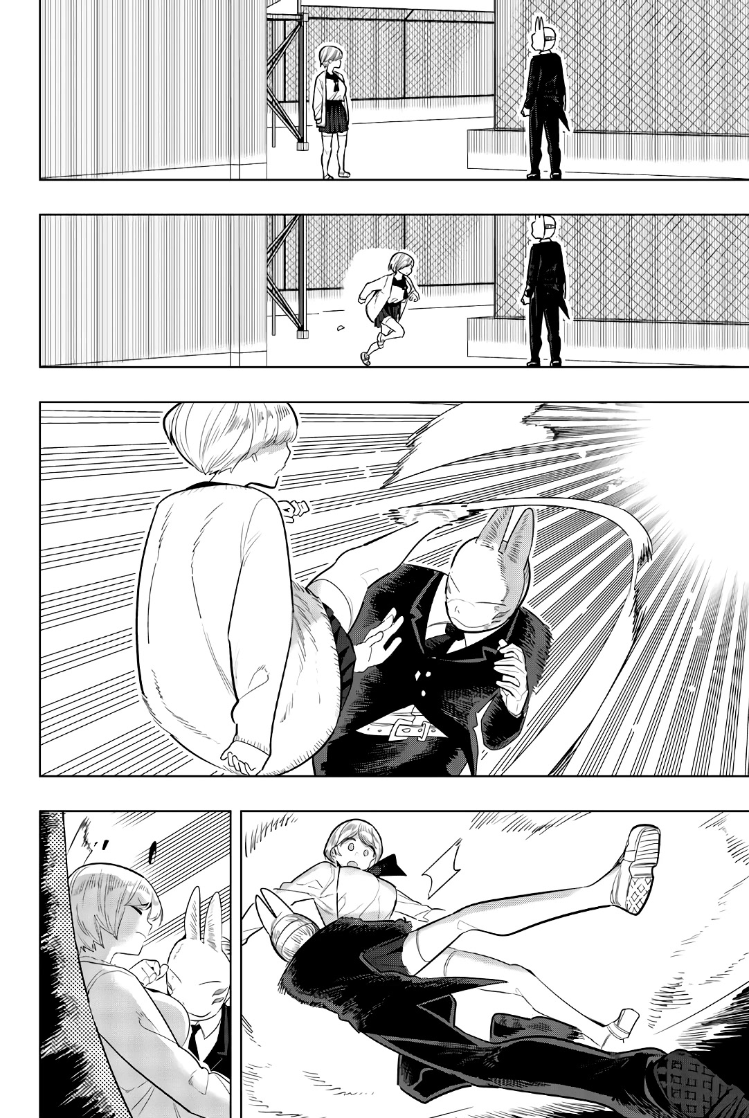 Houkago no Goumon Shoujo Chapter 146 page 6 - Chapter 146: Kiyoka vs Fox Mask