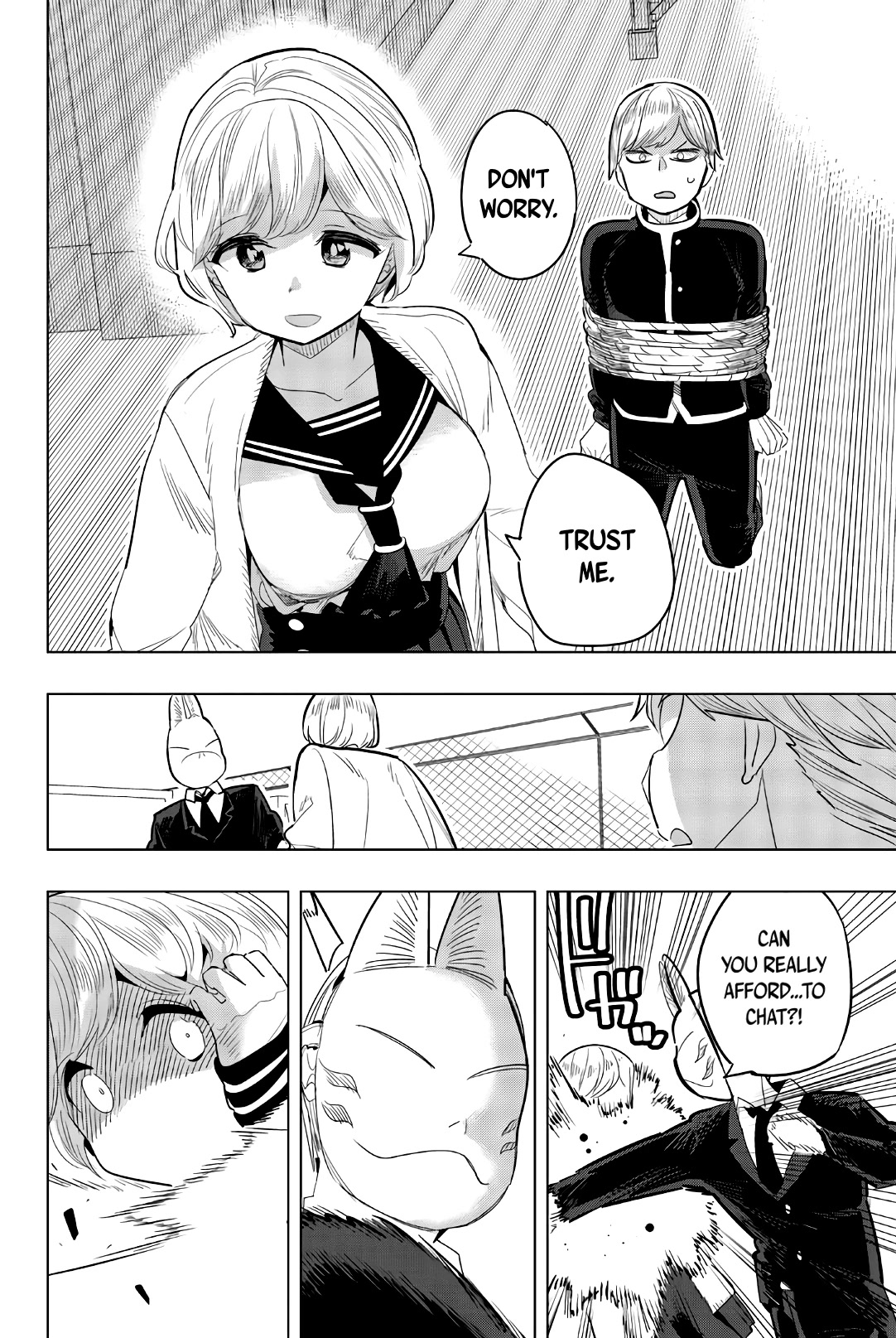 Houkago no Goumon Shoujo Chapter 146 page 8 - Chapter 146: Kiyoka vs Fox Mask