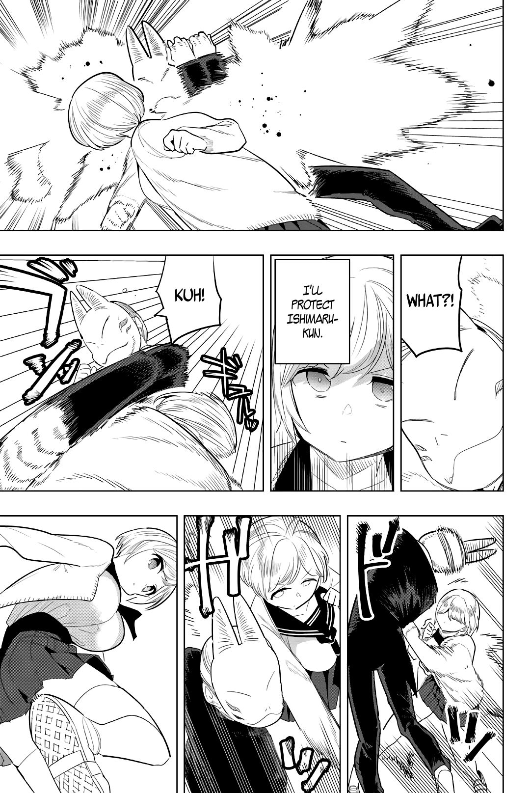 Houkago no Goumon Shoujo Chapter 146 page 9 - Chapter 146: Kiyoka vs Fox Mask