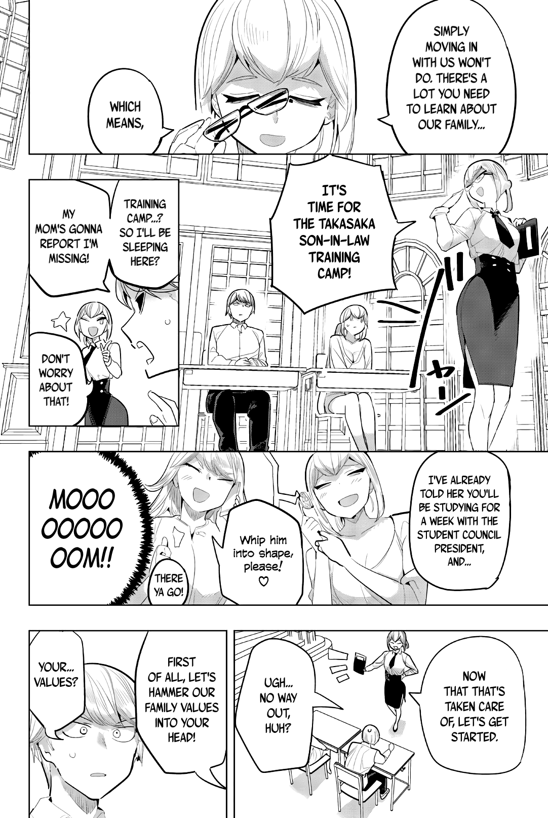 Houkago no Goumon Shoujo Chapter 148 page 2 - Chapter 148: Son-in-law Training Camp♪