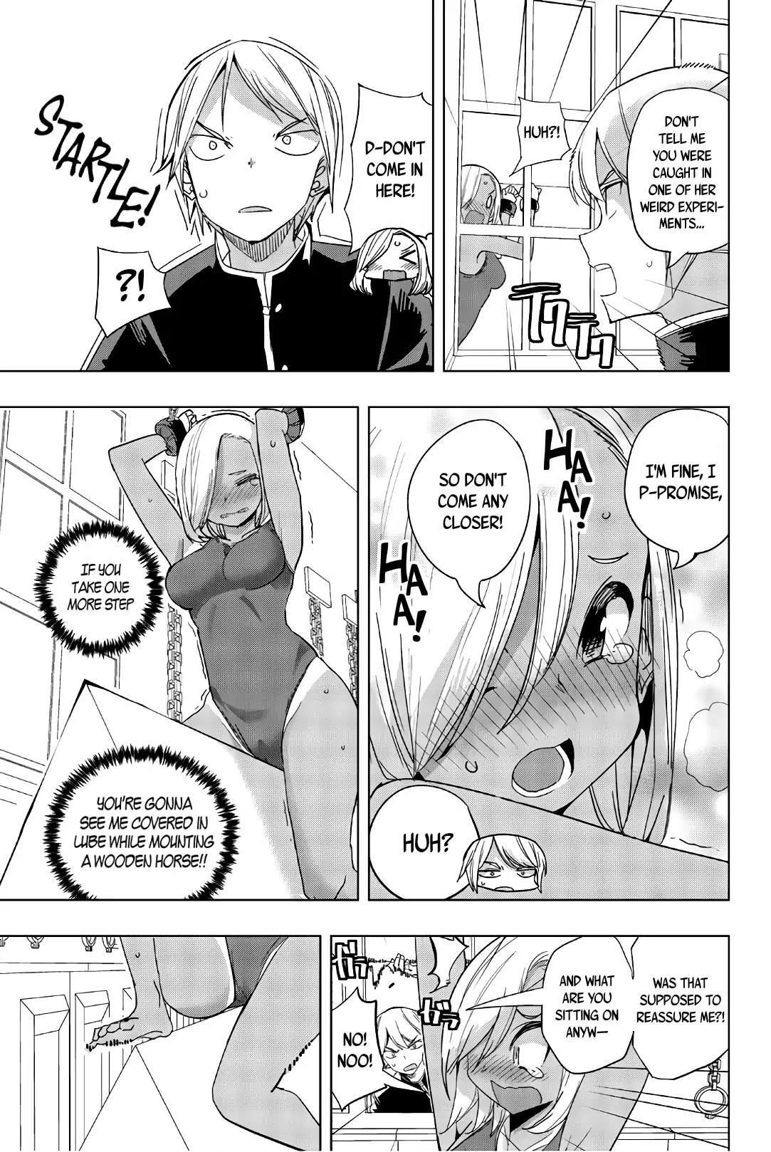 Houkago no Goumon Shoujo Chapter 15 page 9 - Chapter 15: An Endurance Test Over Lunch Break?!