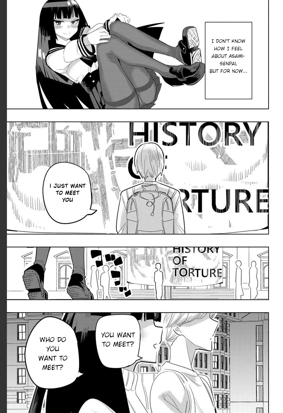 Houkago no Goumon Shoujo Chapter 159 page 9 - Chapter 159: Sneaking In! A Suspicious Place for Adults