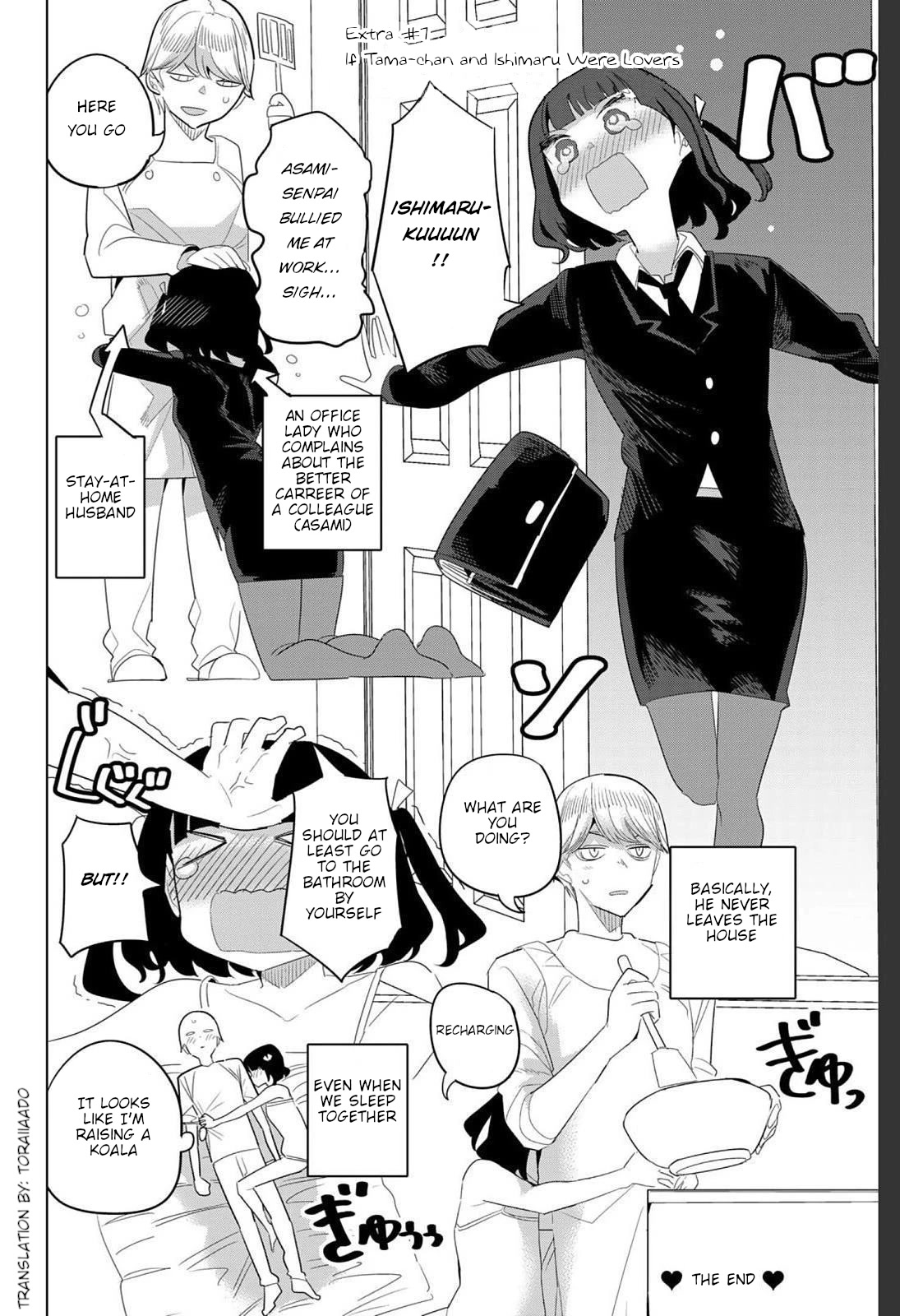 Houkago no Goumon Shoujo Chapter 168.7 page 1 - Chapter 168.7: If Tama-chan and Ishimaru Were Lovers