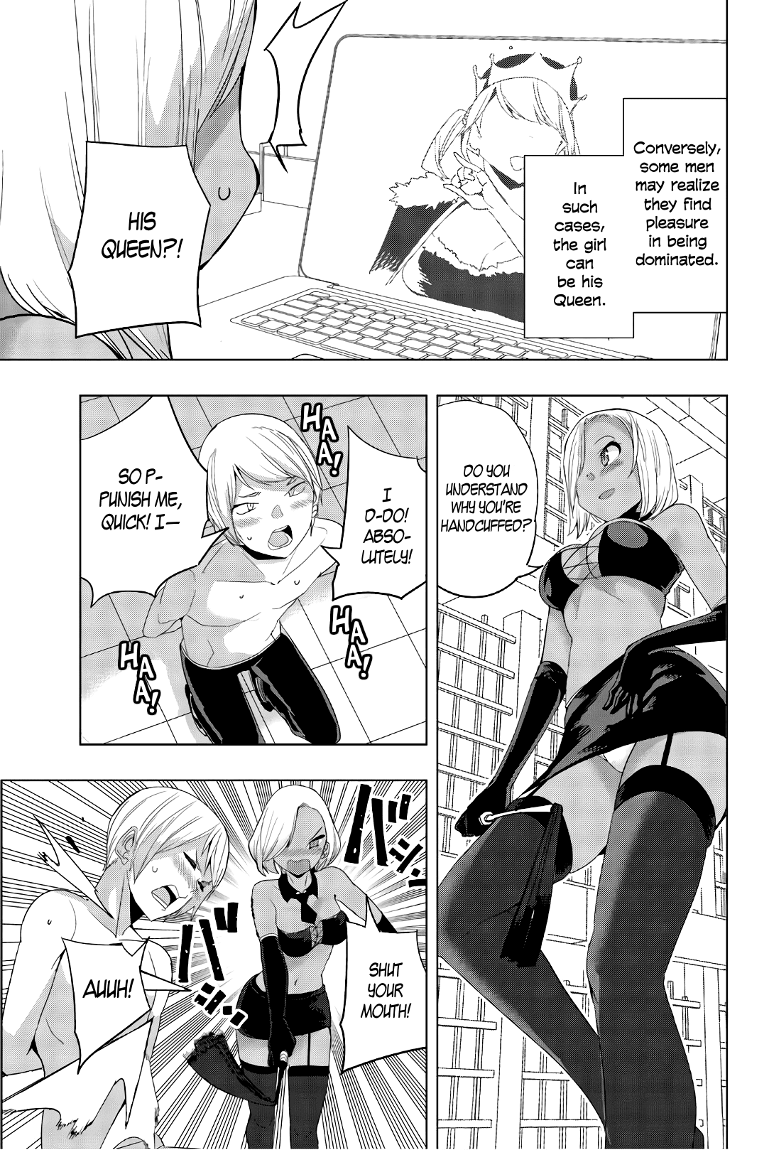 Houkago no Goumon Shoujo Chapter 21 page 7 - Chapter 21: Between S and M ♥