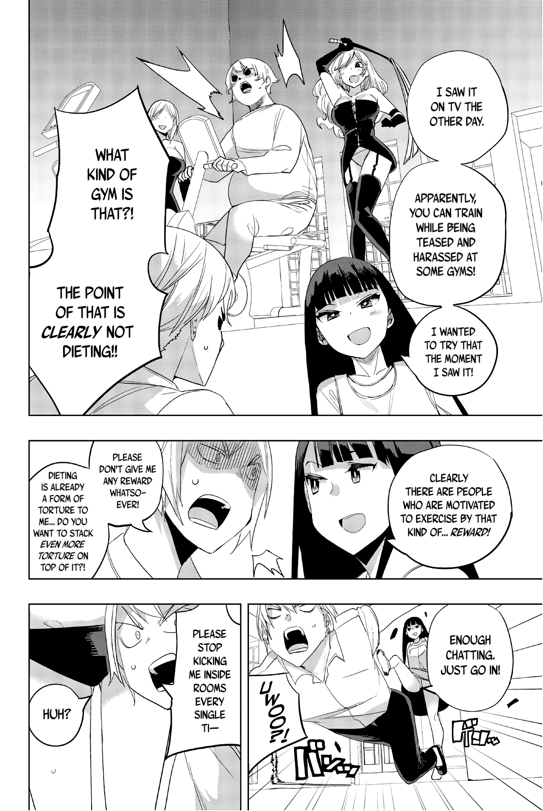 Houkago no Goumon Shoujo Chapter 26 page 6 - Chapter 26: Shape up, Kiyoka! ♥