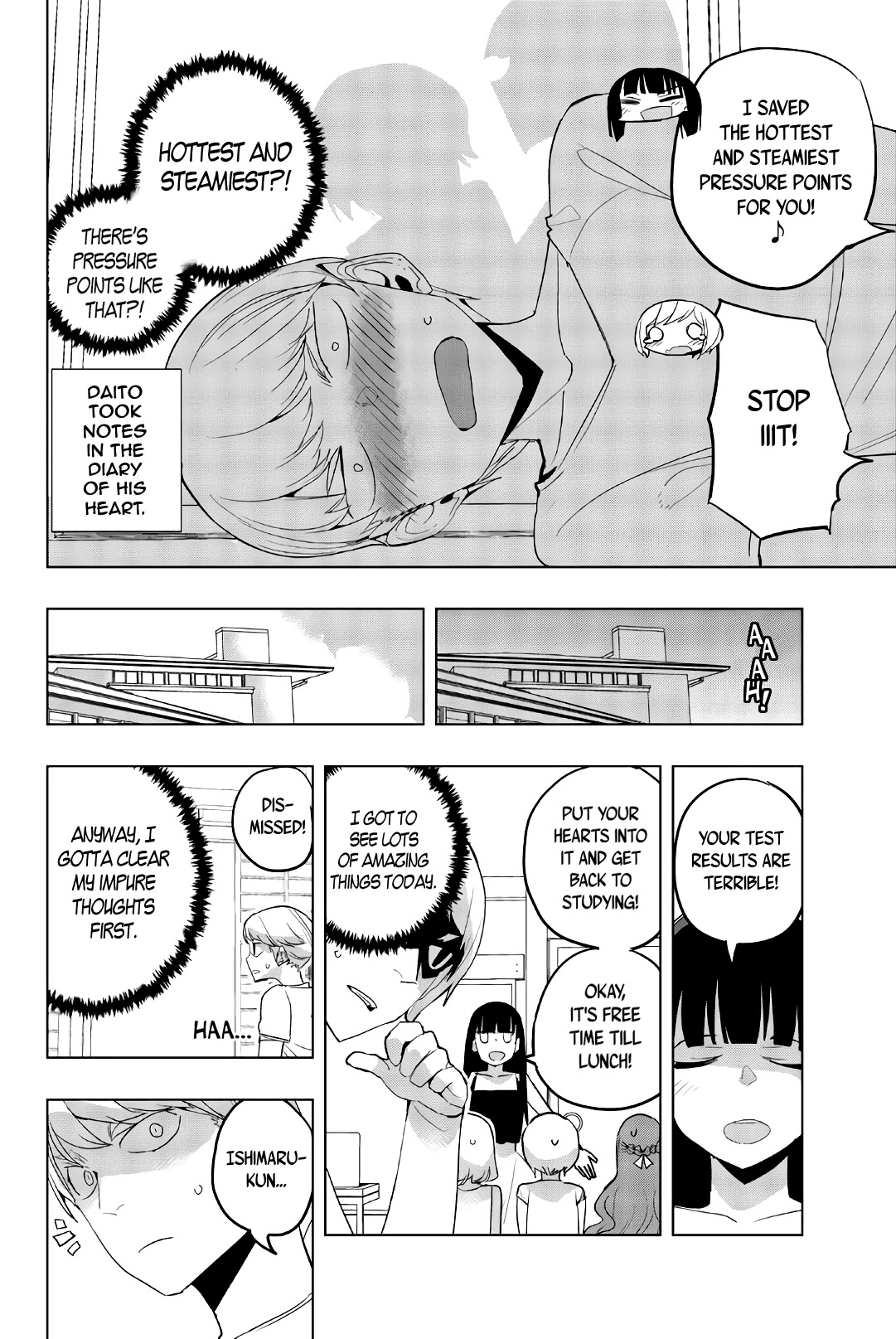 Houkago no Goumon Shoujo Chapter 41 page 10 - Chapter 41: Midterm Torture Test ♥