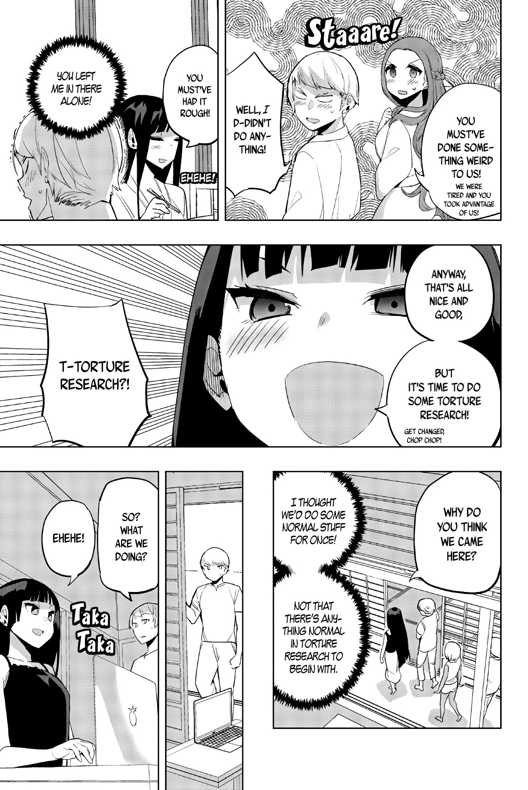 Houkago no Goumon Shoujo Chapter 41 page 3 - Chapter 41: Midterm Torture Test ♥