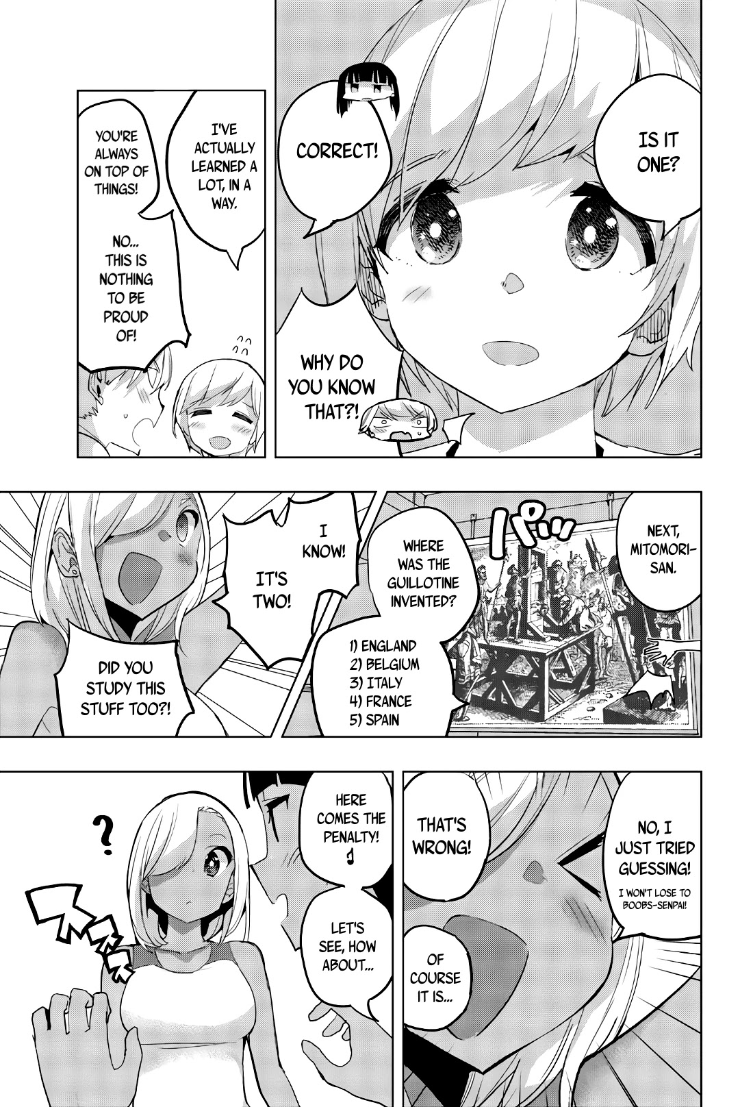 Houkago no Goumon Shoujo Chapter 41 page 5 - Chapter 41: Midterm Torture Test ♥