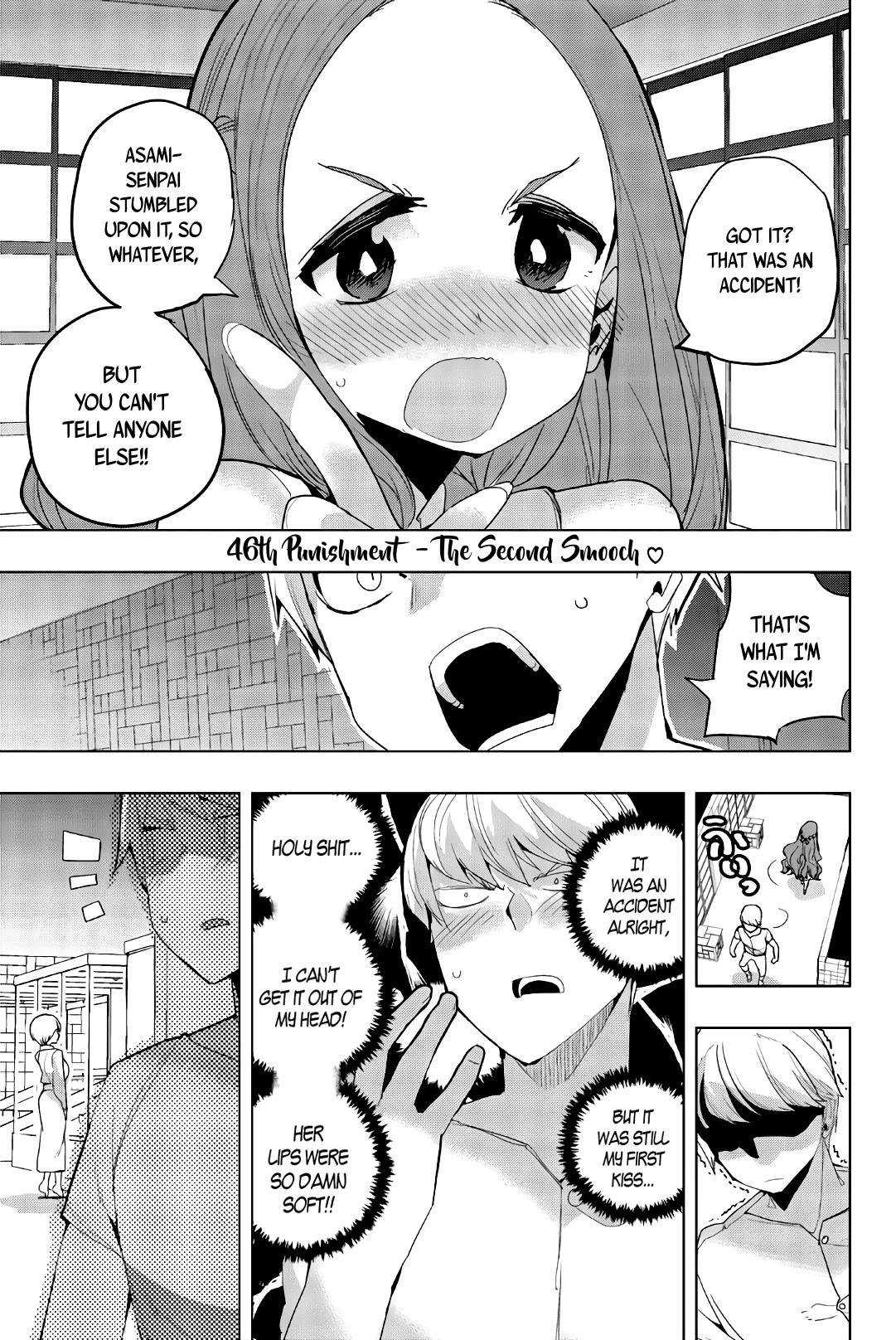 Houkago no Goumon Shoujo Chapter 46 page 1 - Chapter 46: The Second Smooch ♥