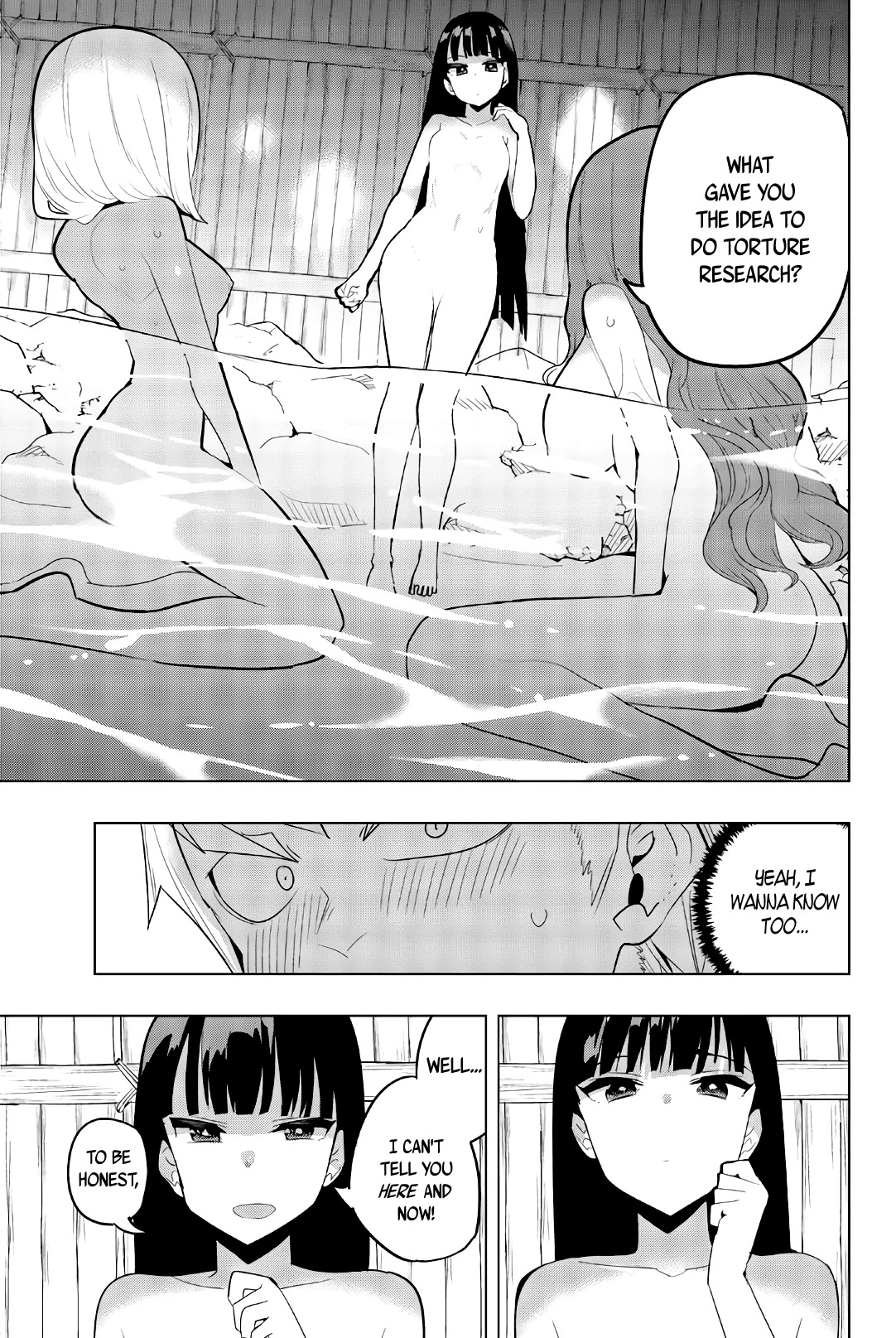 Houkago no Goumon Shoujo Chapter 53 page 12 - Chapter 53: Naked Heart and Naked Body?!