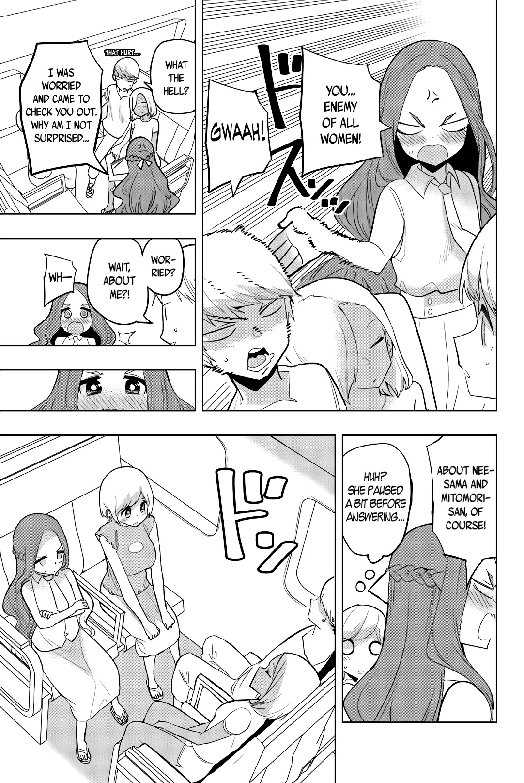 Houkago no Goumon Shoujo Chapter 55 page 7 - Chapter 55: Ups and Downs of Being Born Male