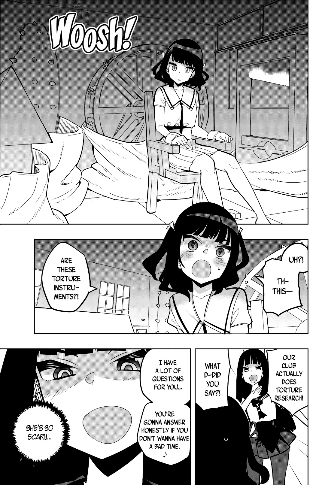 Houkago no Goumon Shoujo Chapter 57 page 3 - Chapter 57: The Truth About Ruri Tamayodo
