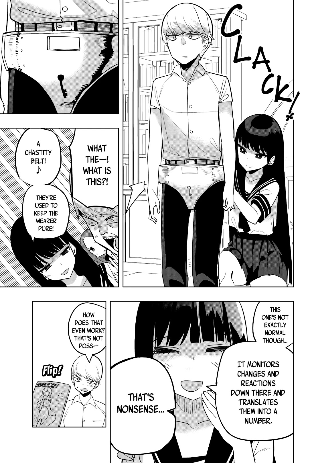 Houkago no Goumon Shoujo Chapter 59 page 3 - Chapter 59: Happy & Embarrassing "Chastity Belt" ♪