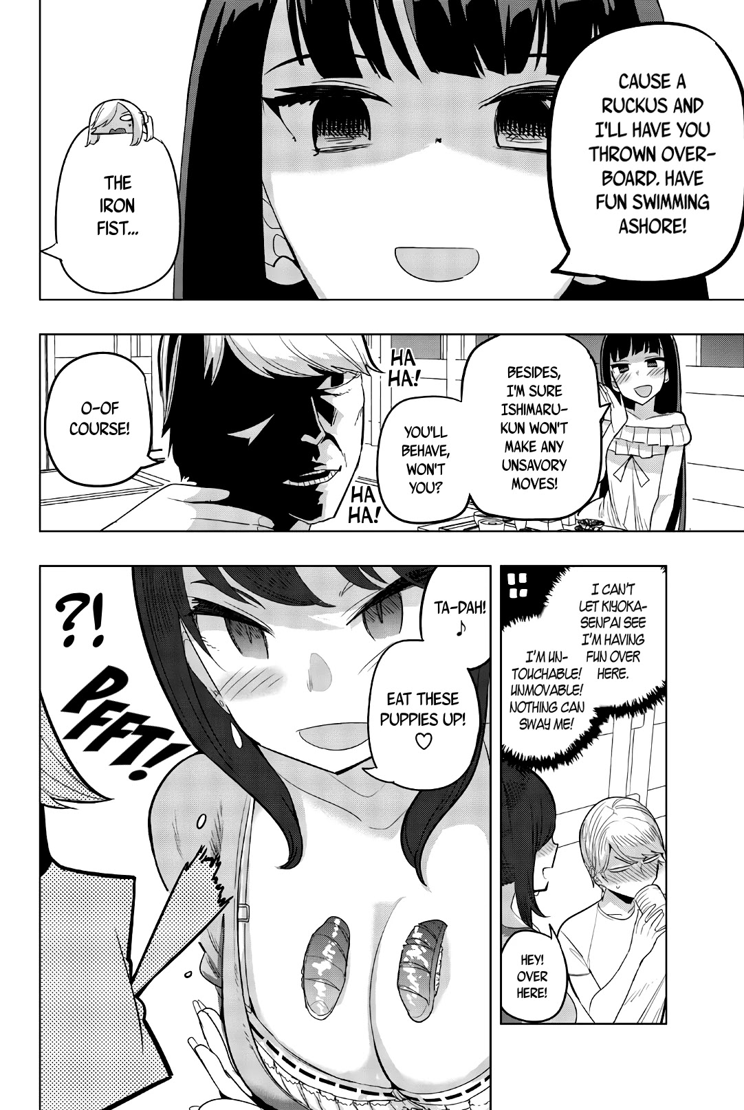 Houkago no Goumon Shoujo Chapter 68 page 4 - Chapter 68: Boobs de Hospitalité ♥