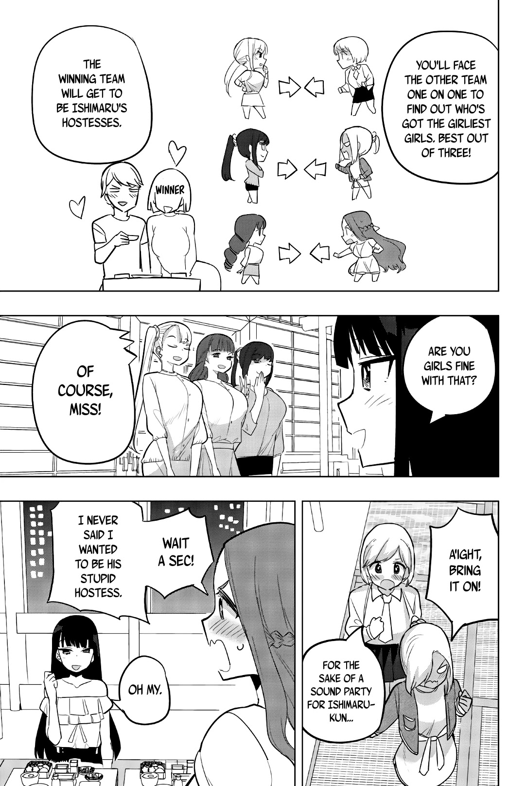Houkago no Goumon Shoujo Chapter 68 page 9 - Chapter 68: Boobs de Hospitalité ♥