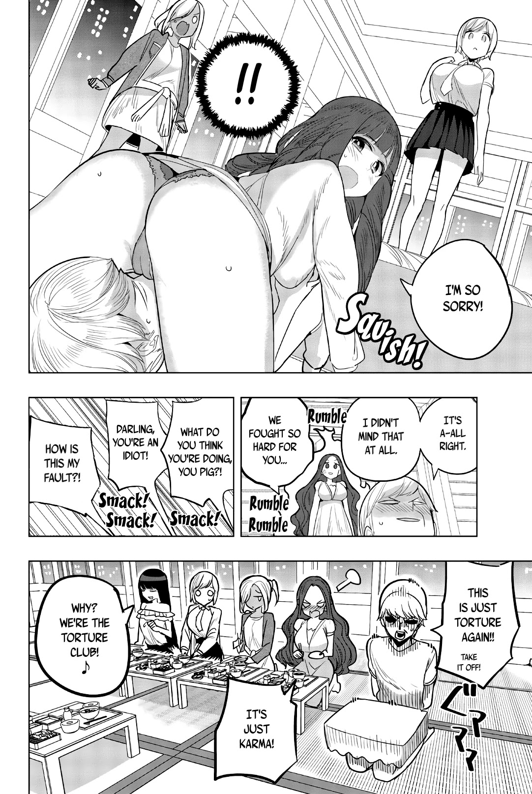 Houkago no Goumon Shoujo Chapter 69 page 10 - Chapter 69: Boob Heaven or Torture Hell?!