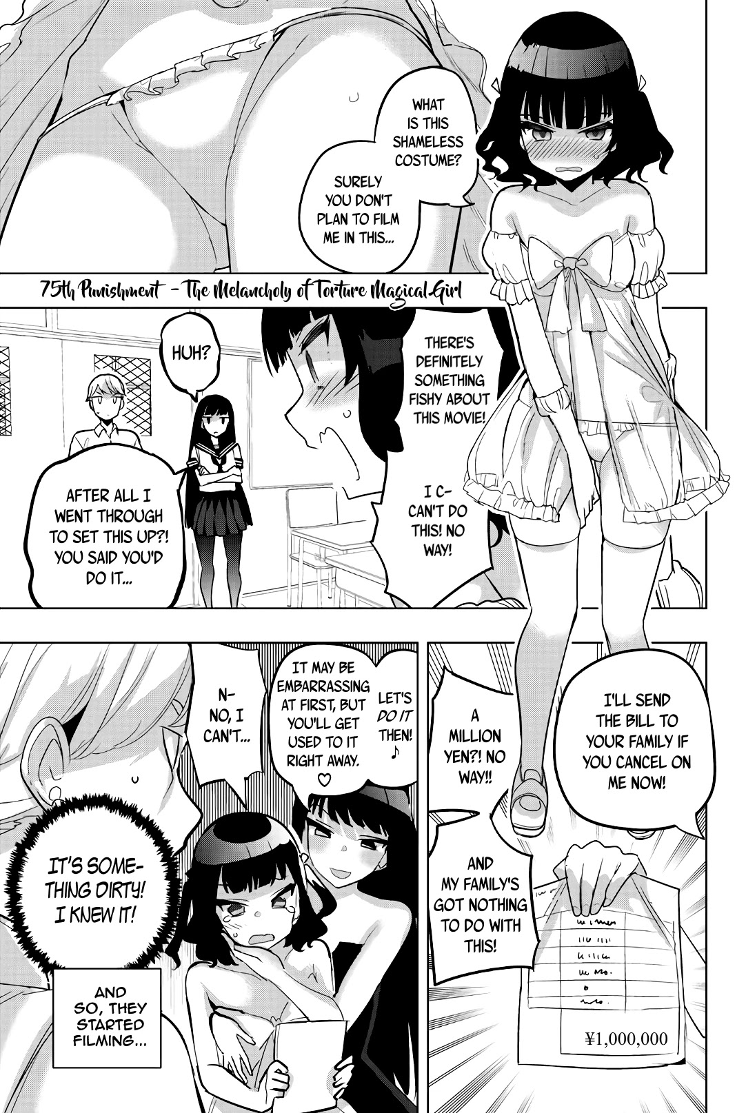 Houkago no Goumon Shoujo Chapter 75 page 1 - Chapter 75: The Melancholy of Torture Magical Girl