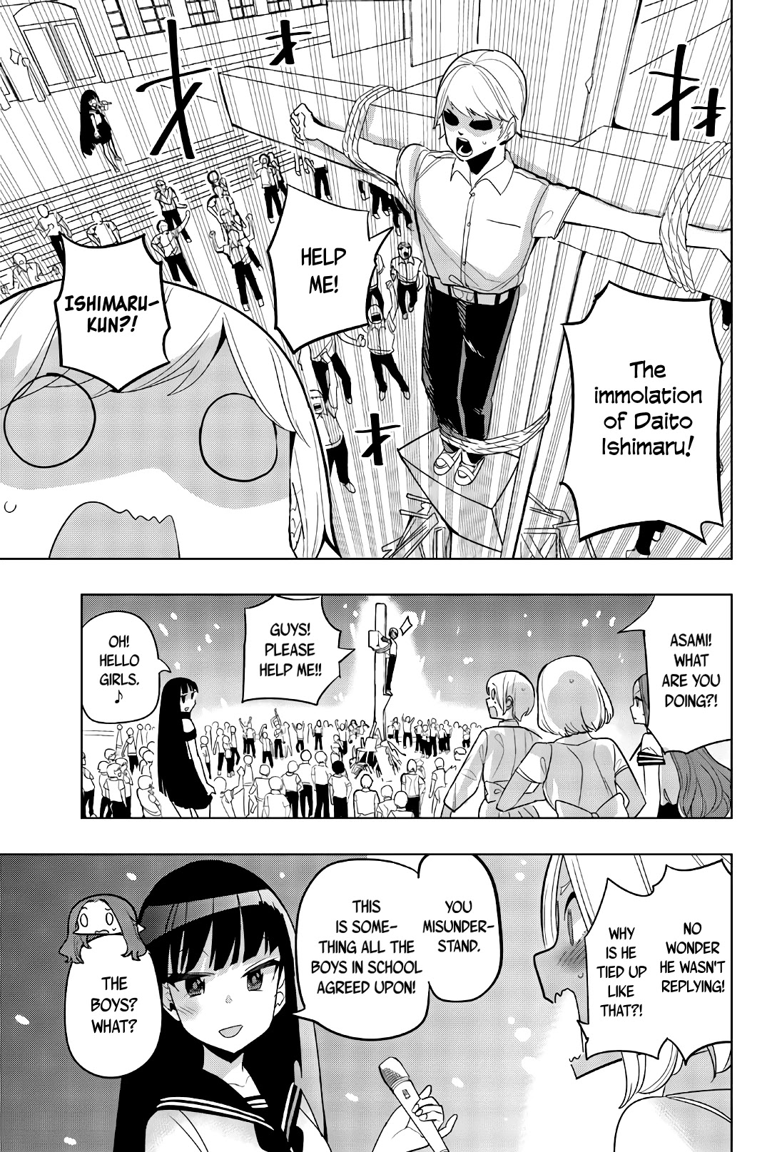 Houkago no Goumon Shoujo Chapter 77 page 9 - Chapter 77: Light a Fire in a Maiden's Heart ♥