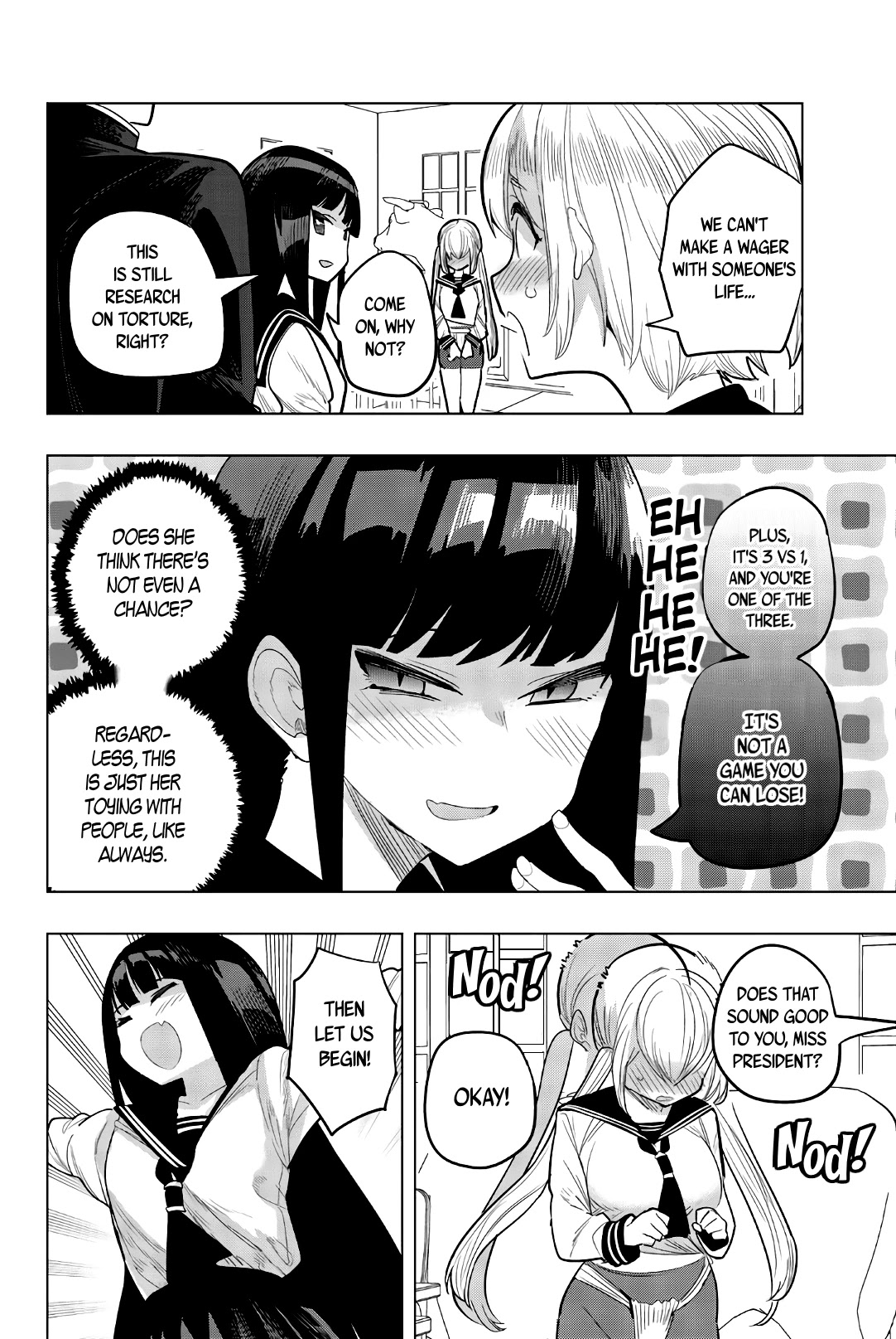 Houkago no Goumon Shoujo Chapter 90 page 8 - Chapter 90: Torture Sumo! Why Not?♪