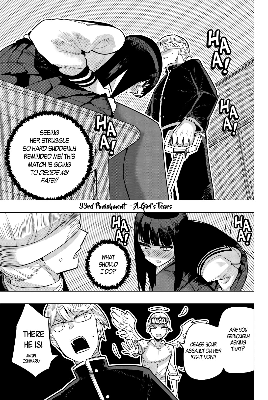 Houkago no Goumon Shoujo Chapter 93 page 1 - Chapter 93: A Girl's Tears