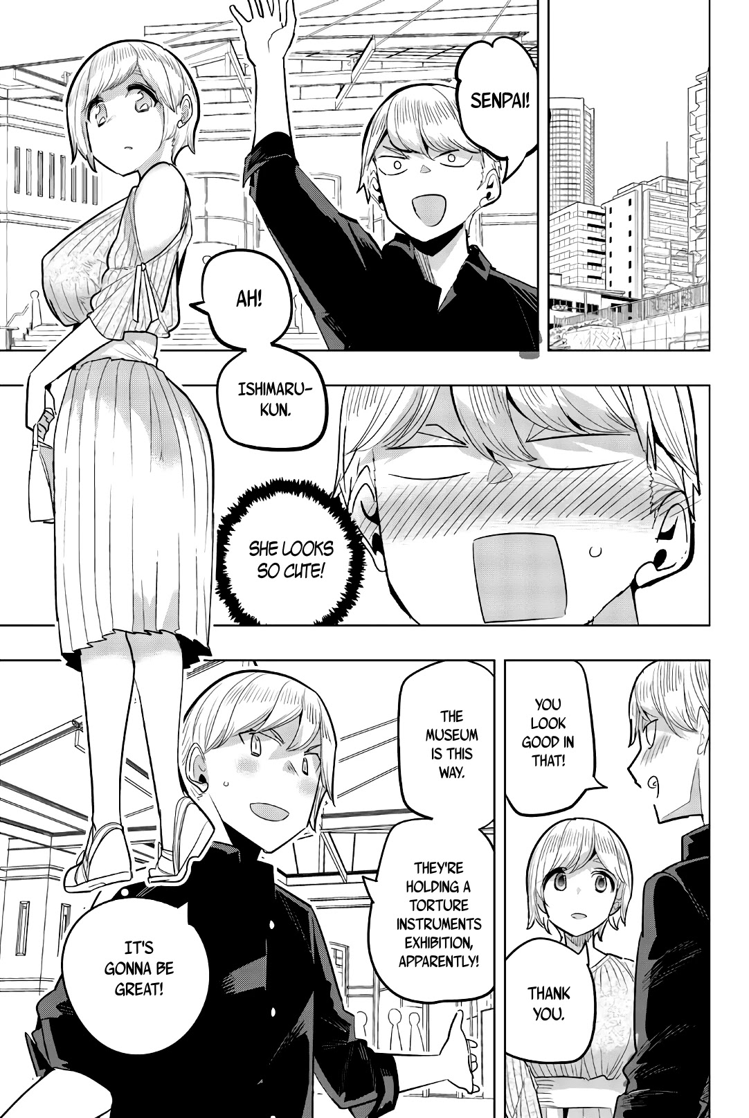 Houkago no Goumon Shoujo Chapter 95 page 3 - Chapter 95: Overthinking, An Omen Of Love!?
